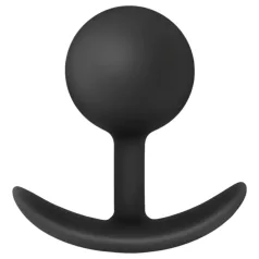 Anal Adventures Platinum - Black Anal Plug