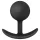 Anal Adventures Platinum - Black Anal Plug