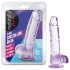 Blush Naturally Yours - crystal dildo (purple)