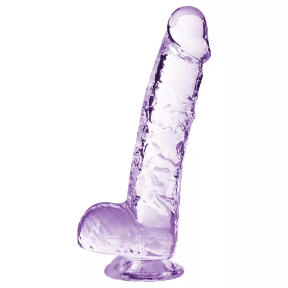 Blush Naturally Yours - crystal dildo (purple)