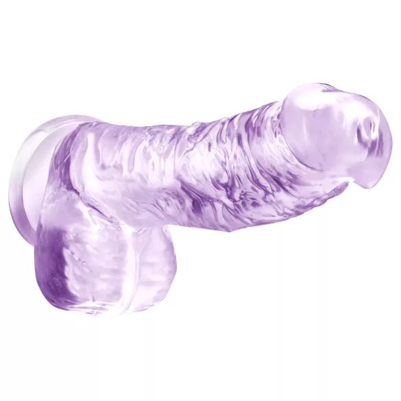 Blush Naturally Yours - crystal dildo (purple)