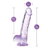 Blush Naturally Yours - crystal dildo (purple)