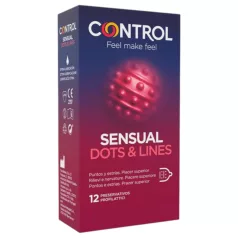Control - Ribbed & Dotted Condoms (12 pcs)