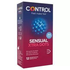Control - Extra Dotted Condoms (12 Pack)