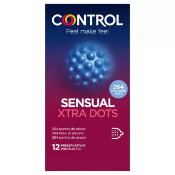Control - Extra Dotted Condoms (12 Pack)