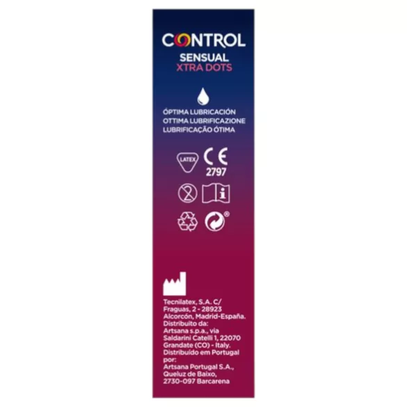 Control - Extra Dotted Condoms (12 Pack)