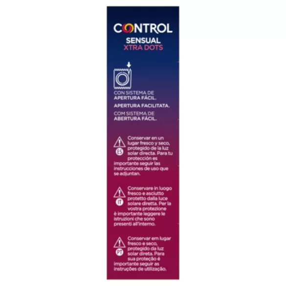 Control - Extra Dotted Condoms (12 Pack)