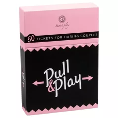   Secret Play Pull & Play - erotic card game for couples (50 cards) - in 7 languages
