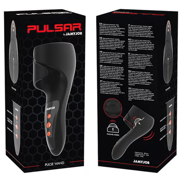 JamyJob - Pulsating Black Tip Vibrator