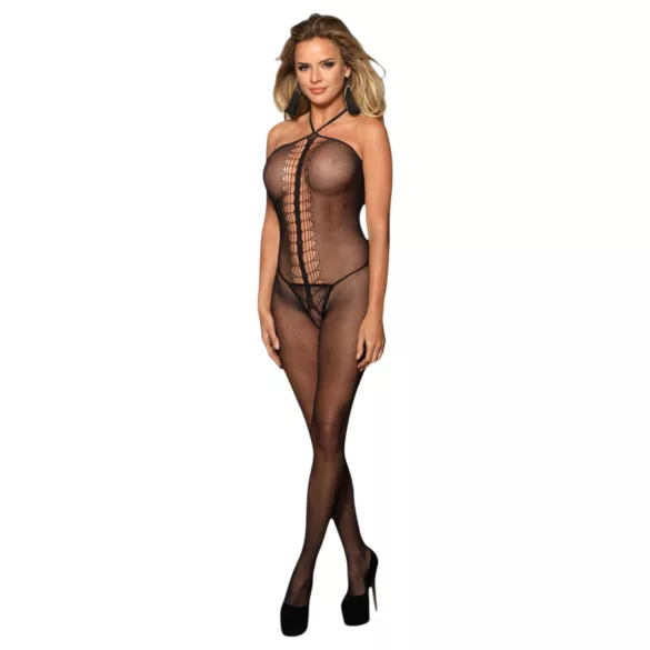 Subblime 951979 - sheer fishnet bodystocking (black) - S-L