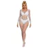 Subblime 952396 - glittering rhinestone jumpsuit (white) - S-L