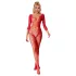 Subblime 952419 - Sparkling Rhinestone Jumpsuit - (Red) - XS-M