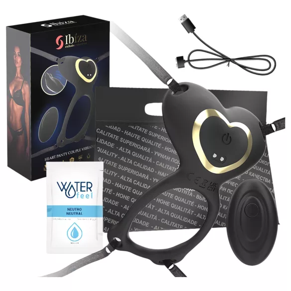 IBIZA - Strap-On Clitoral Vibrator (Black)