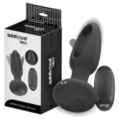 Addicted Toys - Black Tongue Motion Anal Vibrator