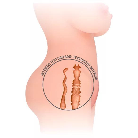 Intense Deep Touch Jesse - Realistic Torso Masturbator (Natural)