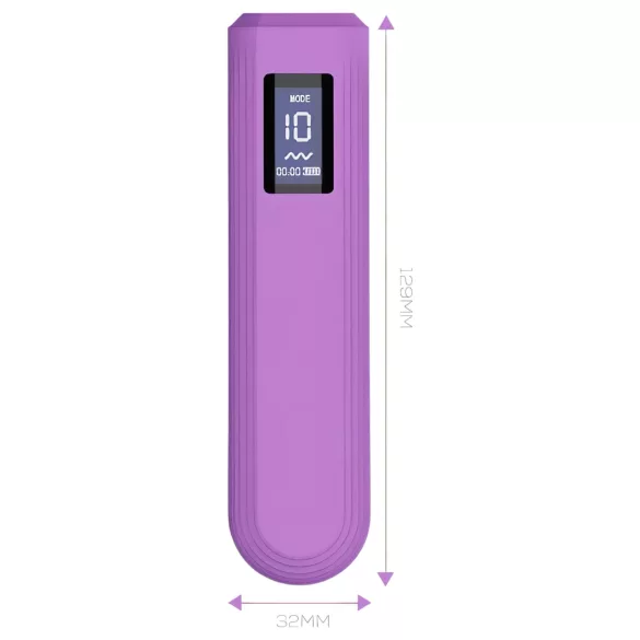 Engily Ross Whim - Rechargeable Digital Wand Vibrator (Purple)