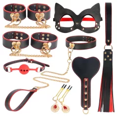 INTOYOU - Advanced BDSM Set - 8 Pieces (Black)