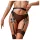 Adalet Adrielle - Vegan Leather Belt with Garter (Black)