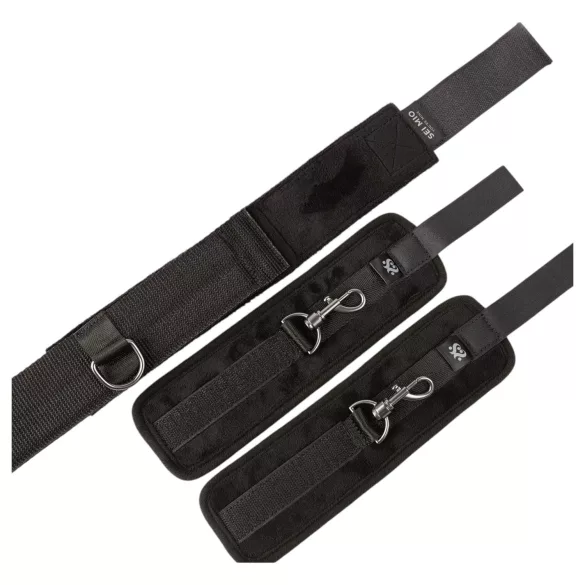 Sei Mio - Spreader Bar with Cuffs (Black)