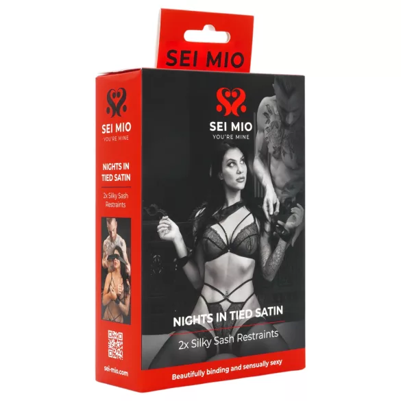 Sei Mio - Satin Ties (Black)