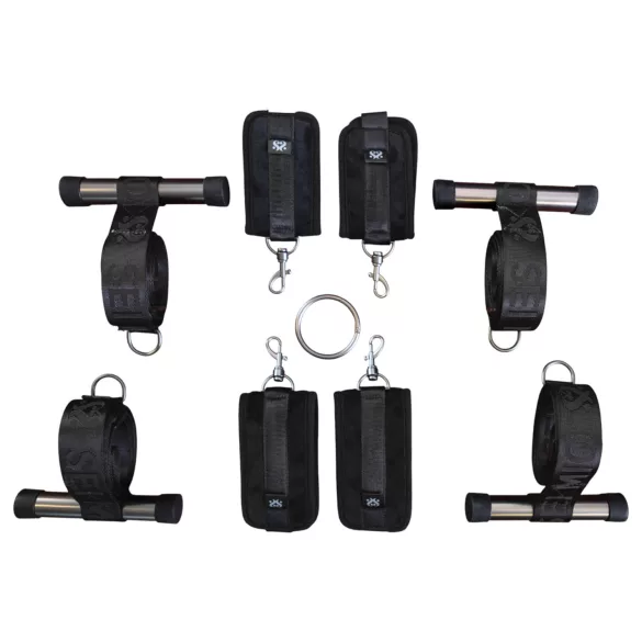 Sei Mio - Door-Mounted Bondage Cross (Black)