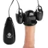 Trinity - Dual Egg Cap Vibrator (Black-Silver)