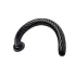 Suction Cup Spiral Anal Snake 18" - Black Anal Dildo