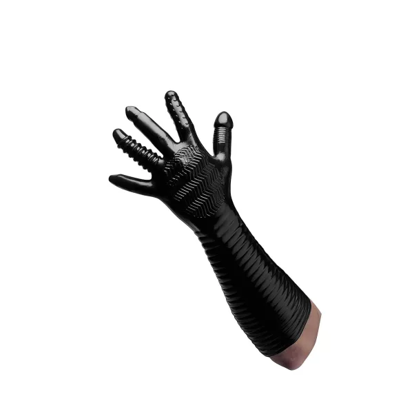 XR Brands - Pleasure Fister - textured fisting glove (black)