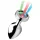 Booty Sparks - Illuminating Anal Plug - Medium (Silver)