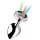 Booty Sparks - Illuminating Anal Plug - Large (Silver)