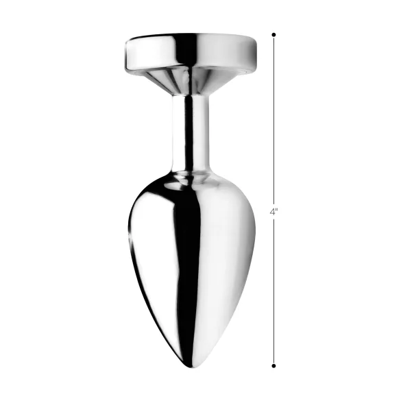 Booty Sparks - Illuminating Anal Plug - Large (Silver)
