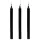 Black Paraffin Body Candles Set (3pcs)