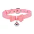 Master Series Golden Kitty - Bow Collar with Bell (Pink)
