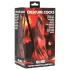 Creature Cocks Hell Kiss - twisted silicone dildo - 19 cm (red)
