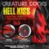 Creature Cocks Hell Kiss - twisted silicone dildo - 19 cm (red)