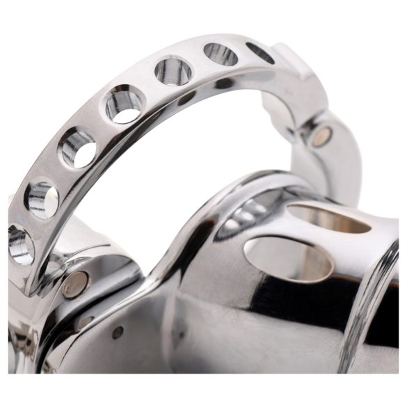 XR Brands - Silver Male Chastity Cage