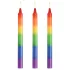 XR Brands - BDSM body candle - rainbow (3 pcs)