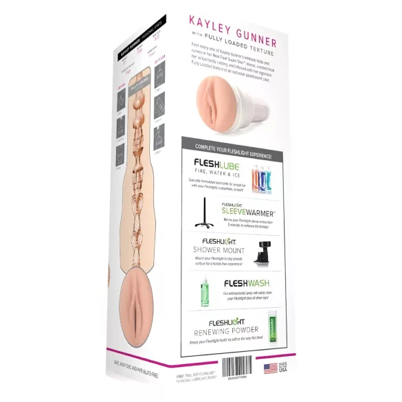 Fleshlight Kayley Gunner - Realistic Vagina (Natural)