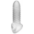 Perfect Fit - Fat Boy Checker Box - penis sleeve (15 cm, white)