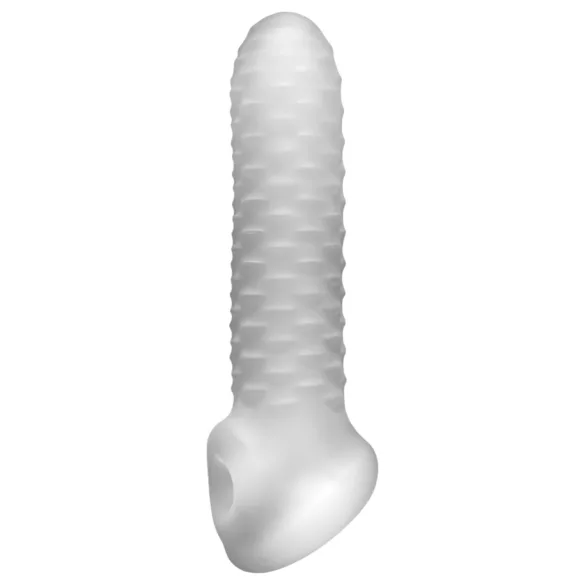 Perfect Fit - Fat Boy Chequer Box - Penis Sleeve (17 cm, White)