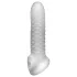 Perfect Fit - Fat Boy Chequer Box - Penis Sleeve (17 cm, White)