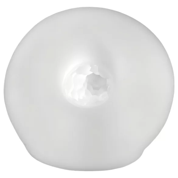 Perfect Fit - Fat Boy Micro Ribbed - penis sleeve (19 cm, white)