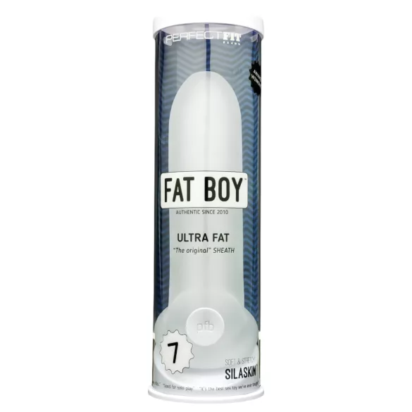Perfect Fit - Fat Boy Original Ultra Fat - penis sleeve (19 cm, white)
