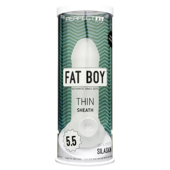 Perfect Fit - Fat Boy Thin - Penis Sleeve (15 cm, White)