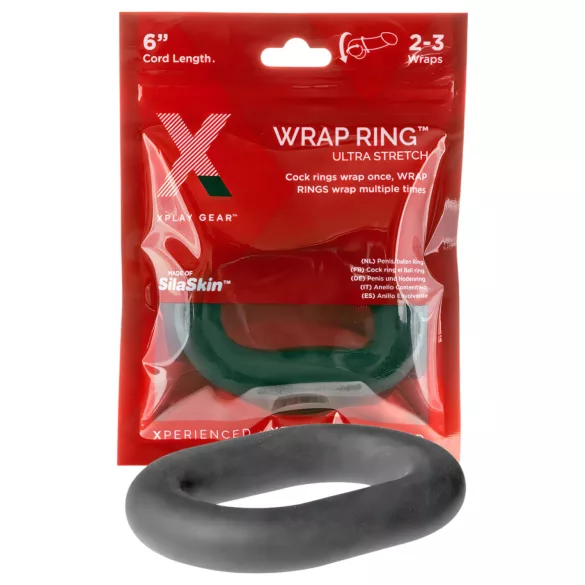 Perfect Fit Ultra Wrap 6 - Thick Black 15cm Penis Ring