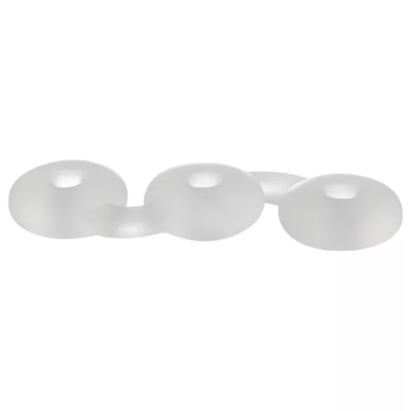 Perfect Fit Triple - White Penis Ring Trio