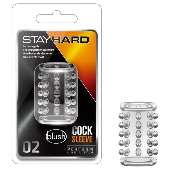 Stay Hard - Polka Dot Penis Sleeve (Translucent)