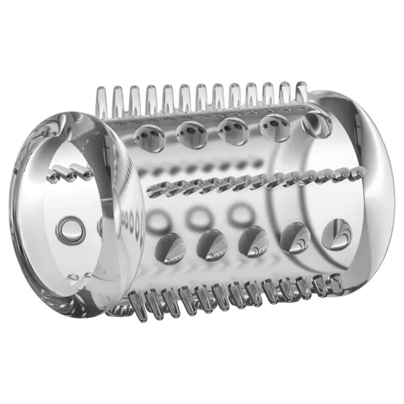 Stay Hard - Small Spiked Penis Sleeve (Transparent)