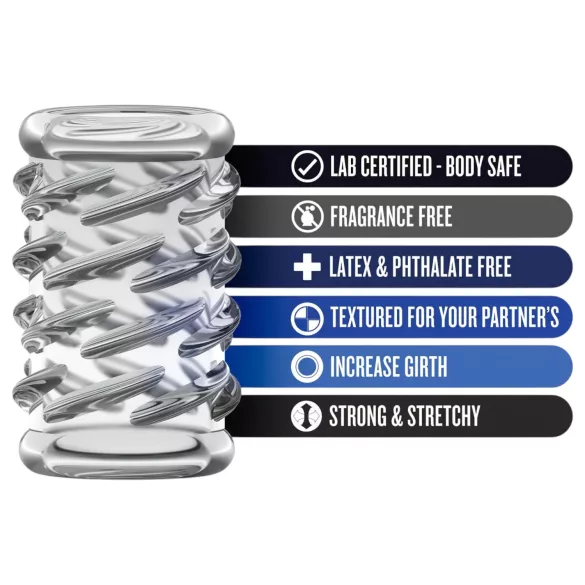 Stay Hard - Clear Penis Sleeve Set (6 pcs)