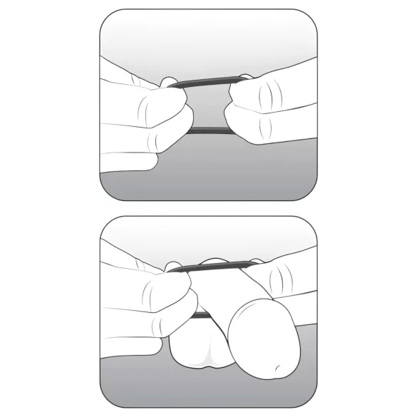 Stay Hard - Black Penis Ring Set